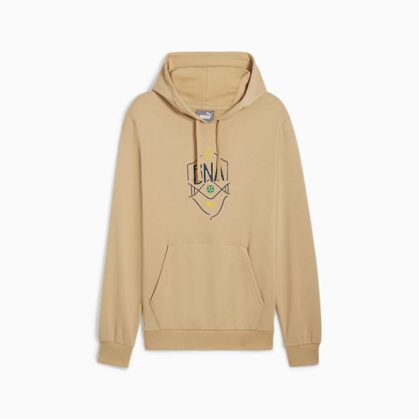 Sudadera con capucha PUMA x NEYMAR JR "BNA" para hombre, Sand Dune-Pelé Yellow, extralarge